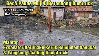 Download Lagu Mantap‼️ Excavator Berjibaku Keruk Sendimen Dangkal \u0026 Loading Dumptruck #dedimulyadi #kdm MP3