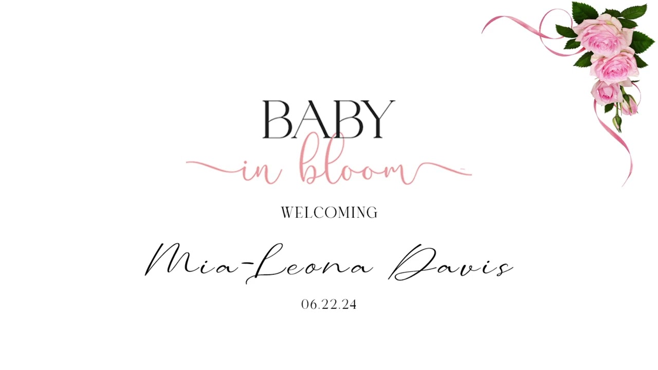 Mia Leona Davis Baby Shower