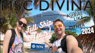 MSC Divina 2024 Full Ship Tour Plus Tips Tricks & Honest Review of MSC Cruises Port Miami Ocean Cay screenshot 3