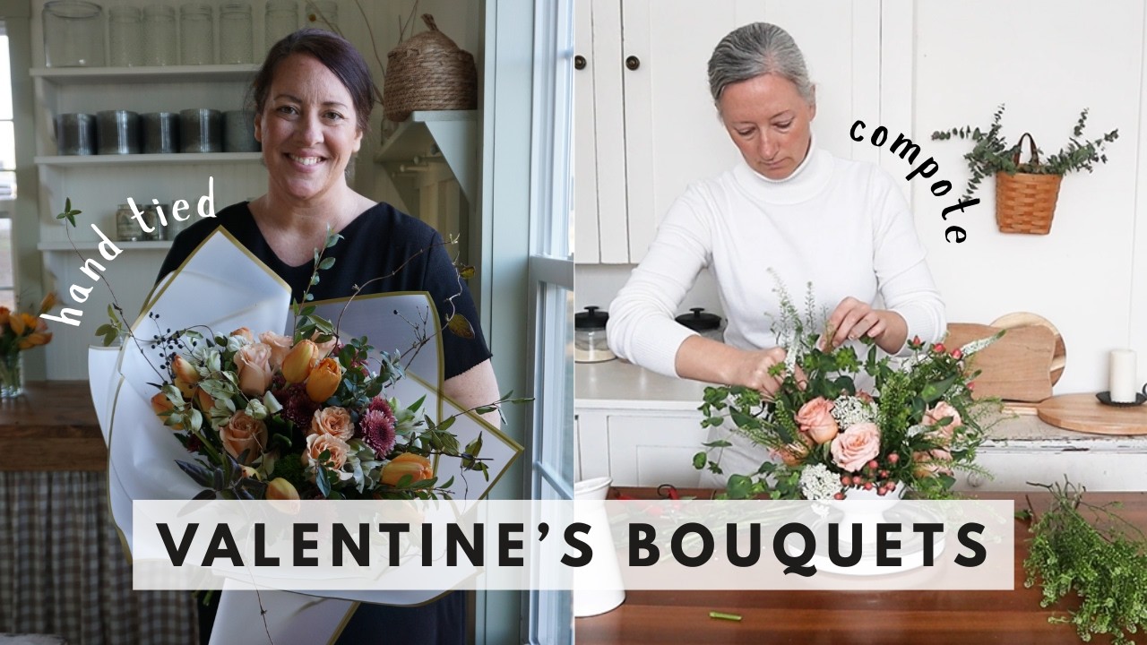 Upcycle Grocery Flowers for Valentine's Day