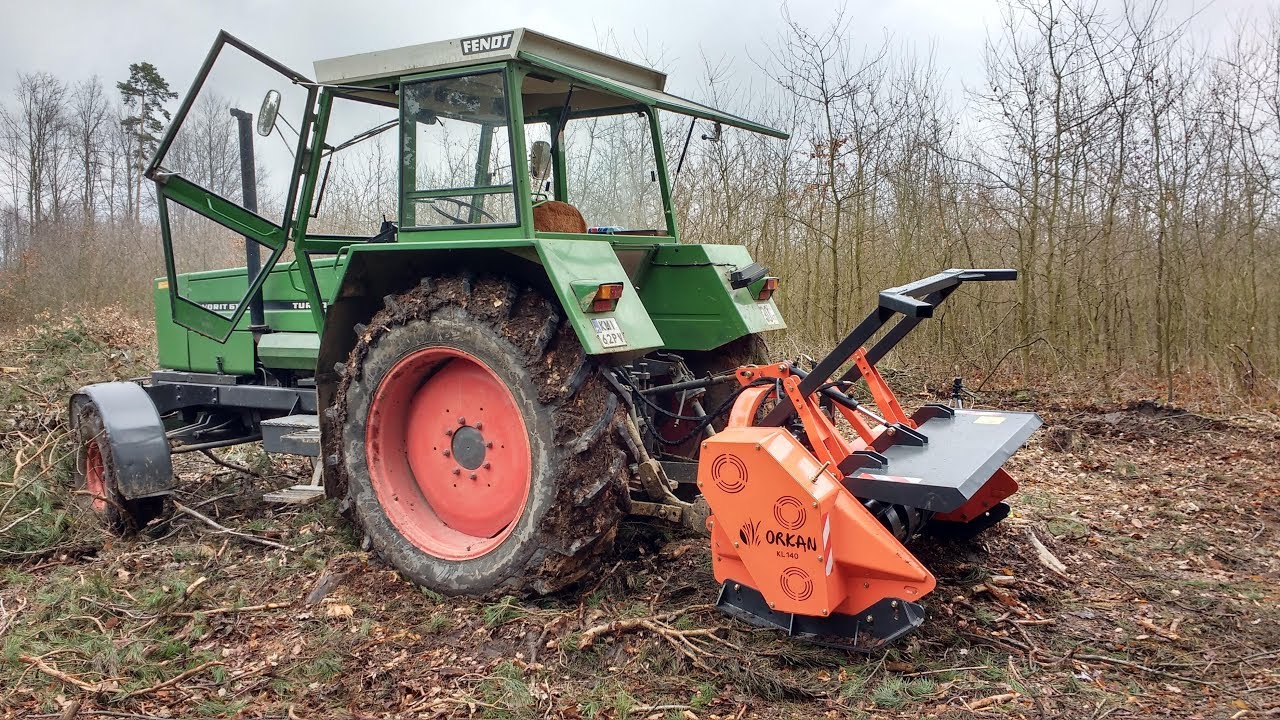 Kosiarka leśna mulczer ORKAN KL 140 i FENDT