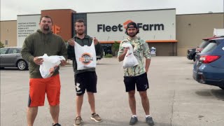 Fleet Farm WORST Lure Challenge!!! (FIRE DAY OF FISHING!)
