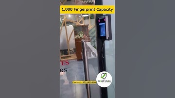 Fastest Facial Recognition Device in India With Access Control|Contact- 8019619680 | #doorlock #essl