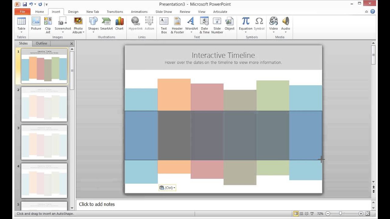 history timeline template doc