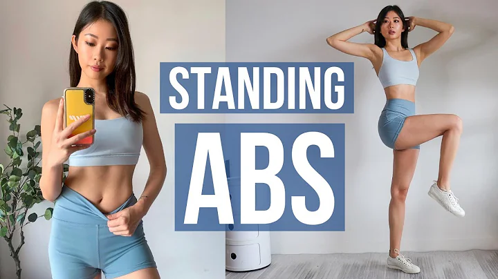 10 MIN STANDING ABS WORKOUT | Get Ab Lines & Slim ...