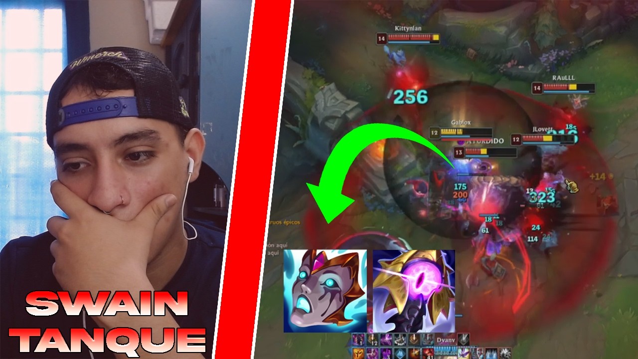 SWAIN TANQUE + DAÑO = BUILD INJUSTA 😈 - League of Legends #leagueoflegends #swain #gaming