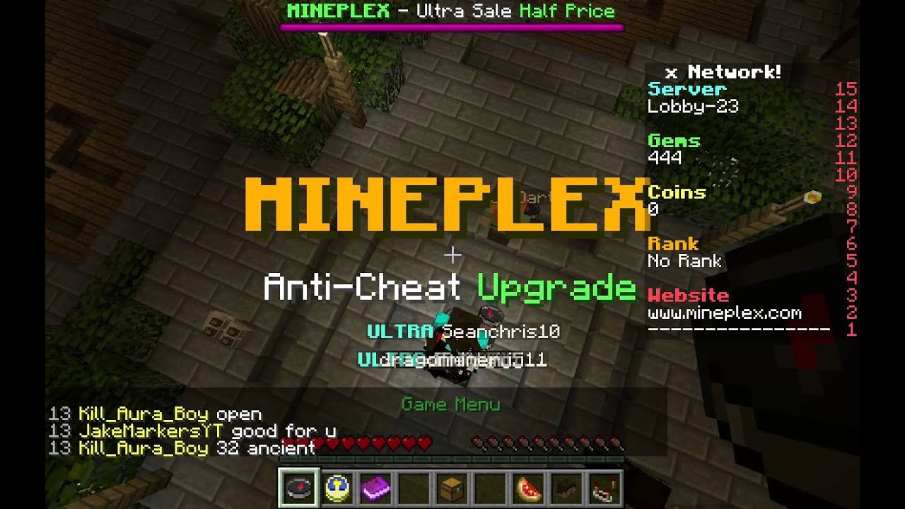 mineplex play sever - YouTube