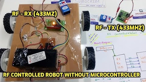 Wireless RF Remote Controlled Robot without Microcontroller