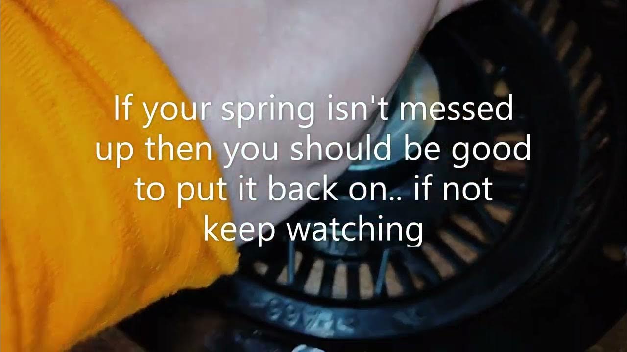 How To Fix The Pull Cord On An Ariens Compact Snow Blower & Recoil