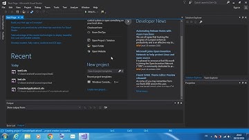 How To Create A New project C++ in Visual Studio 2017