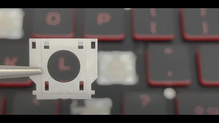 Acer Nitro 5 Keyboard Keycap and hinge clip installation guide