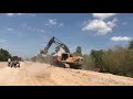 VOLVO 210 EXCAVATOR WORKING WITH DUMP TRUCK