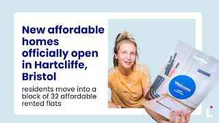 New affordable homes from LiveWest officially open in Hartcliffe, Bristol. New affordable homes from LiveWest officially open in Hartcliffe, Bristol.
