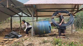 The kind man helped the homeless girl install water pipes - Poor Girl