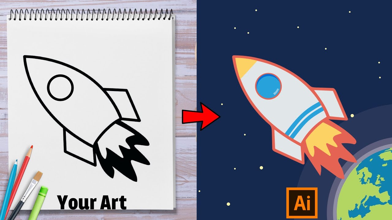 How To Convert Sketch To Vector File on iPhone Without Illustrator ...