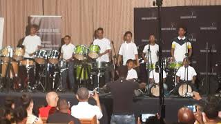 TSOM Drumline: Thato Tswai conducting