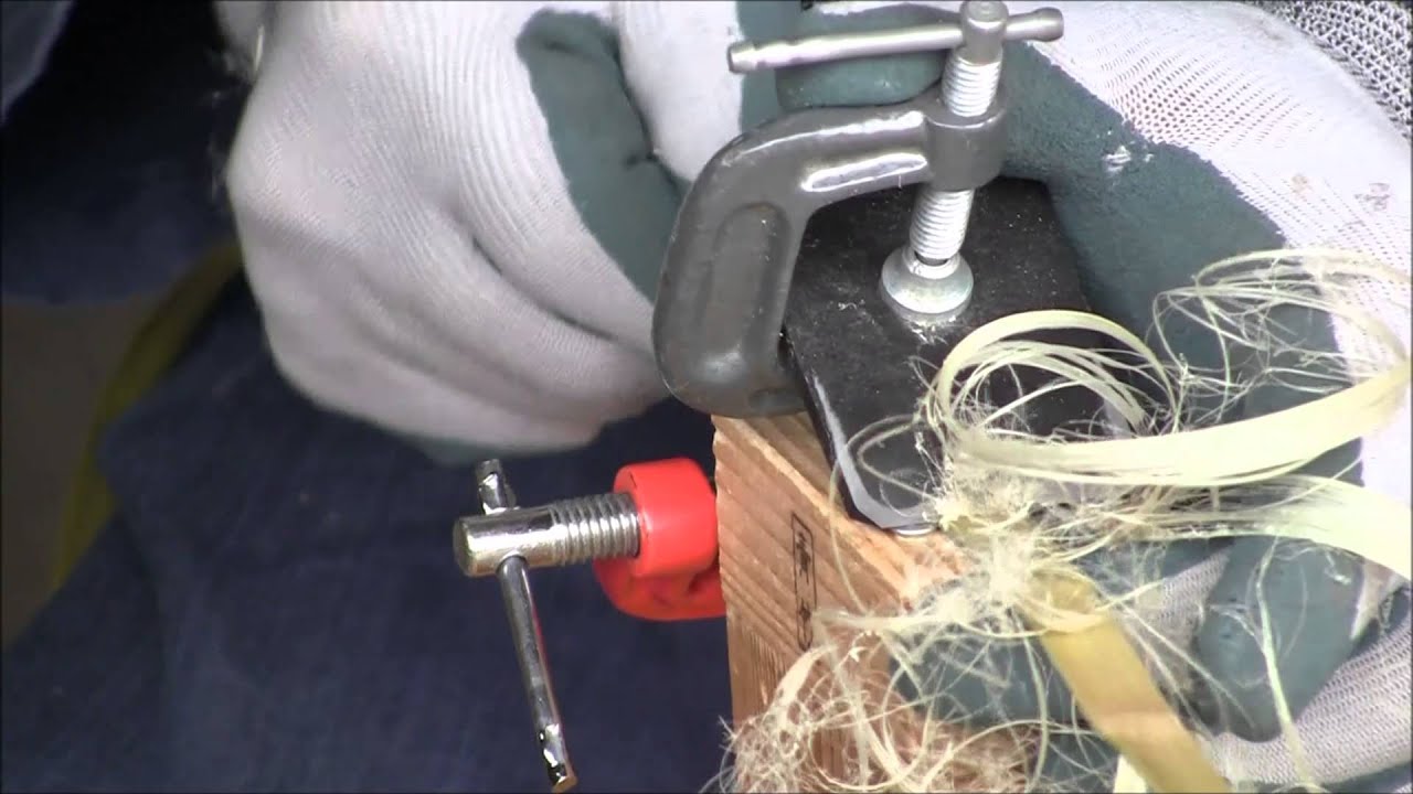 How to Make FUTIMAKIHIGO 3/3　縁巻きひごつくり　青竹細工道場