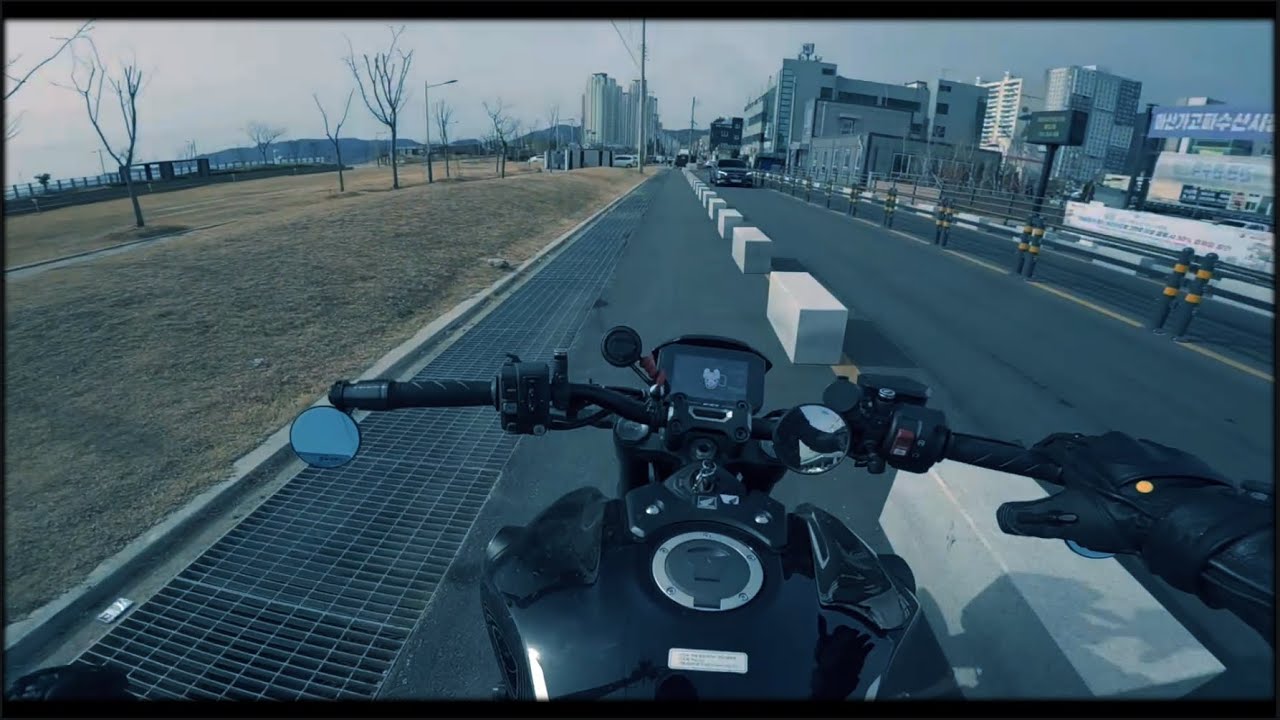 New Year, riding, it's hard to talk. | HONDA CB1000R Black Edition  | Pure engine exhaust Sound