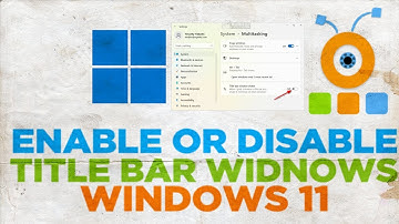How to Enable or Disable Title Bar Window Shake on Windows 11
