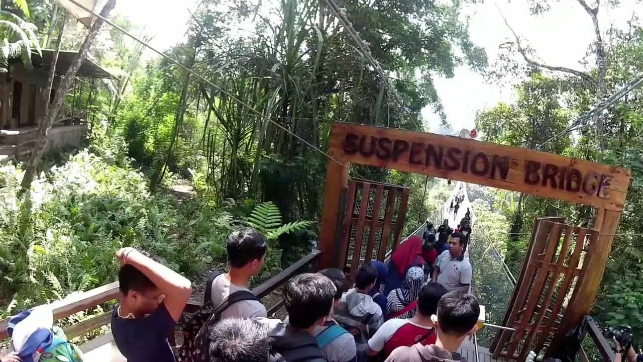 Suspension Bridge Situ Gunung Sukabumi 2018 Youtube