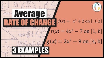Find the Average Rate of Change of Each Function on the Interval Specified