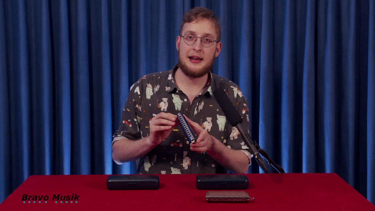 Bravo Musik Presents Suzuki Grégoire Maret signature Chromatic harmonica model in wood and steel