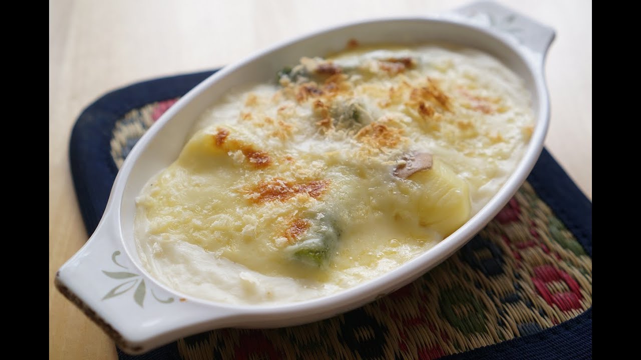 Hokkaido asparagus & potato gratin recipe YouTube