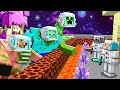 1000 MOBS ESPACIALES vs Base SEGURA en la LUNA 😰🌕 Minecraft