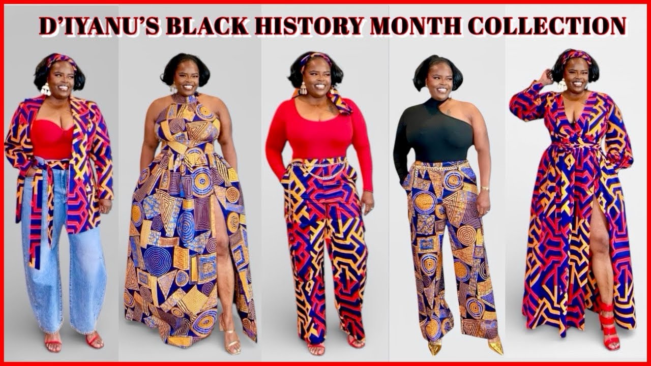 D’IYANU BLACK HISTORY MONTH COLLECTION TRY ON HAUL