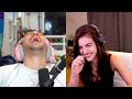 Alexandra botez and mizkif react to syncing rock and metal songs with alexandra botezs screams
