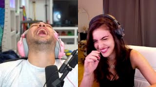Alexandra Botez and Mizkif react to "syncing rock and metal songs with Alexandra Botez's screams"