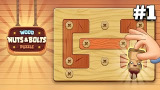 PERMAINAN TEKA TEKI MEMBUKA BAUT KAYU - Wood Nuts & Bolts Puzzle [ Part 1 ] screenshot 2