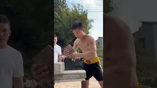 Rural Kung Fu Boy Punches 968 Kilograms#Shorts