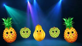 Happy Fruits Disco Party - Uplifting Dancing and Funny Beats - Fruits Dancing