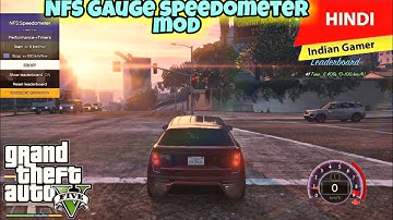 GTA 5 Offline: NFS Gauge RPM Gear Speedometer | Mod Installation | Hindi | GamerBoy Ankz