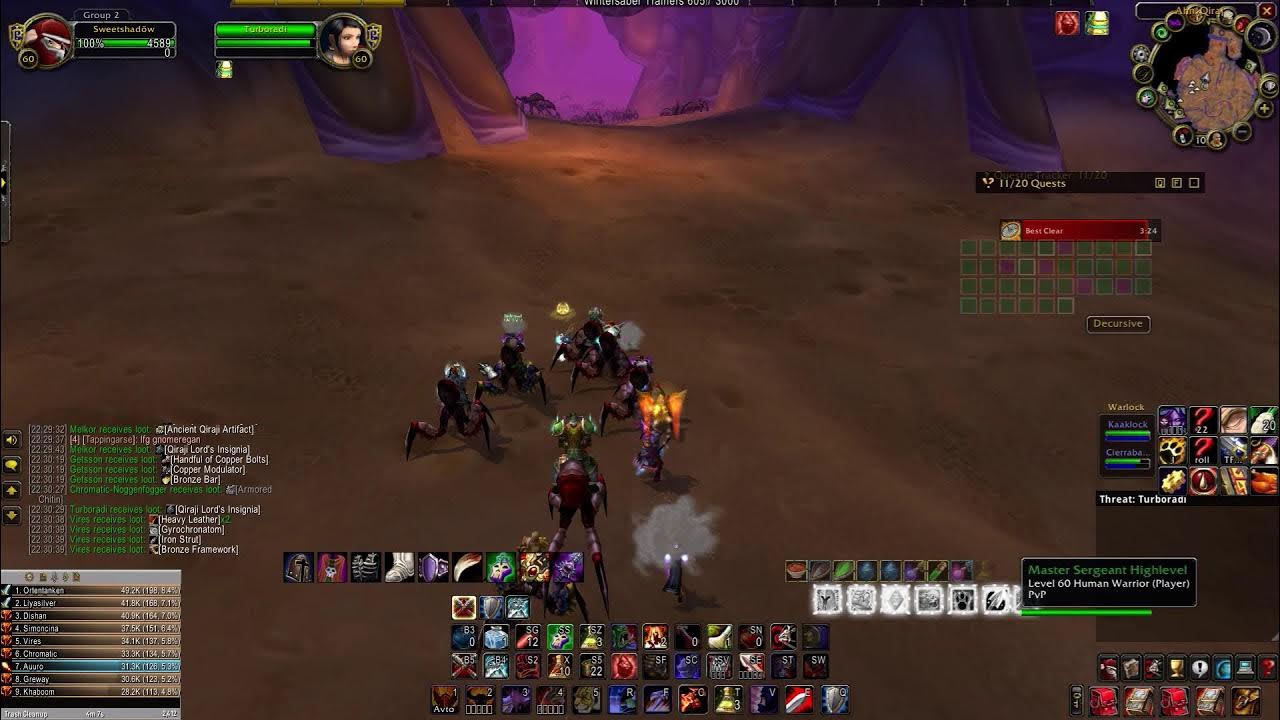 WoW CLassic AQ40 BWL + MC DMF week YouTube