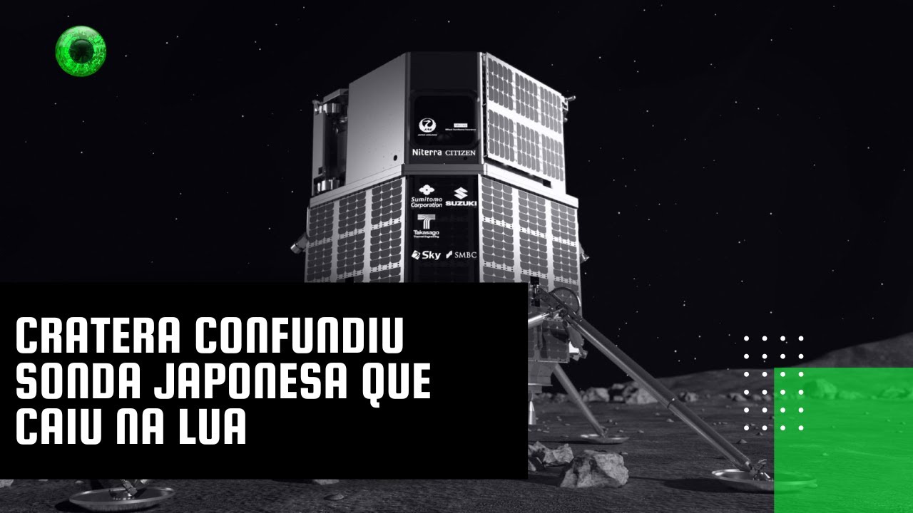 Cratera confundiu sonda japonesa que caiu na Lua