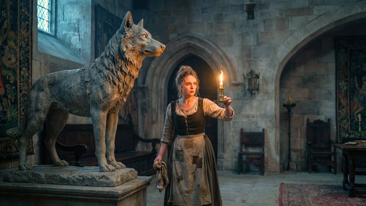 Maudit en statue, le Roi Alpha attendait — que la servante ferme les yeux et le libère...