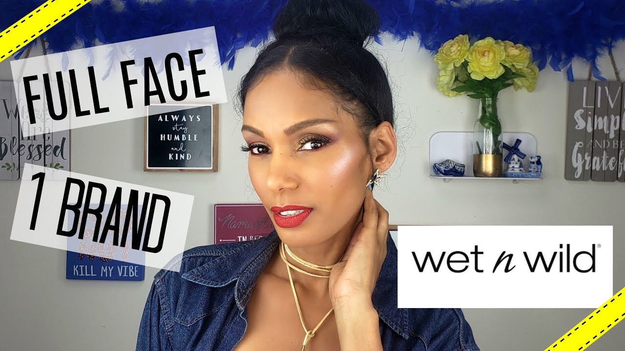 Wet n Wild - Full Face Makeup Tutorial - 1 Brand!!!