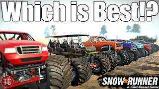 What's The BEST SnowRunner MONSTER TRUCK in 2023? Let's Find Out!