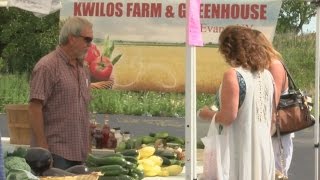 Farmers market growers and patrons feeling impact from drought