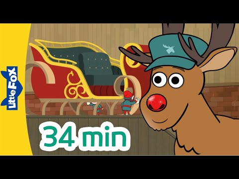 Christmas Stories Compilation 34 min | A Giant Wreath | Christmas Story for Kids | Kindergarten