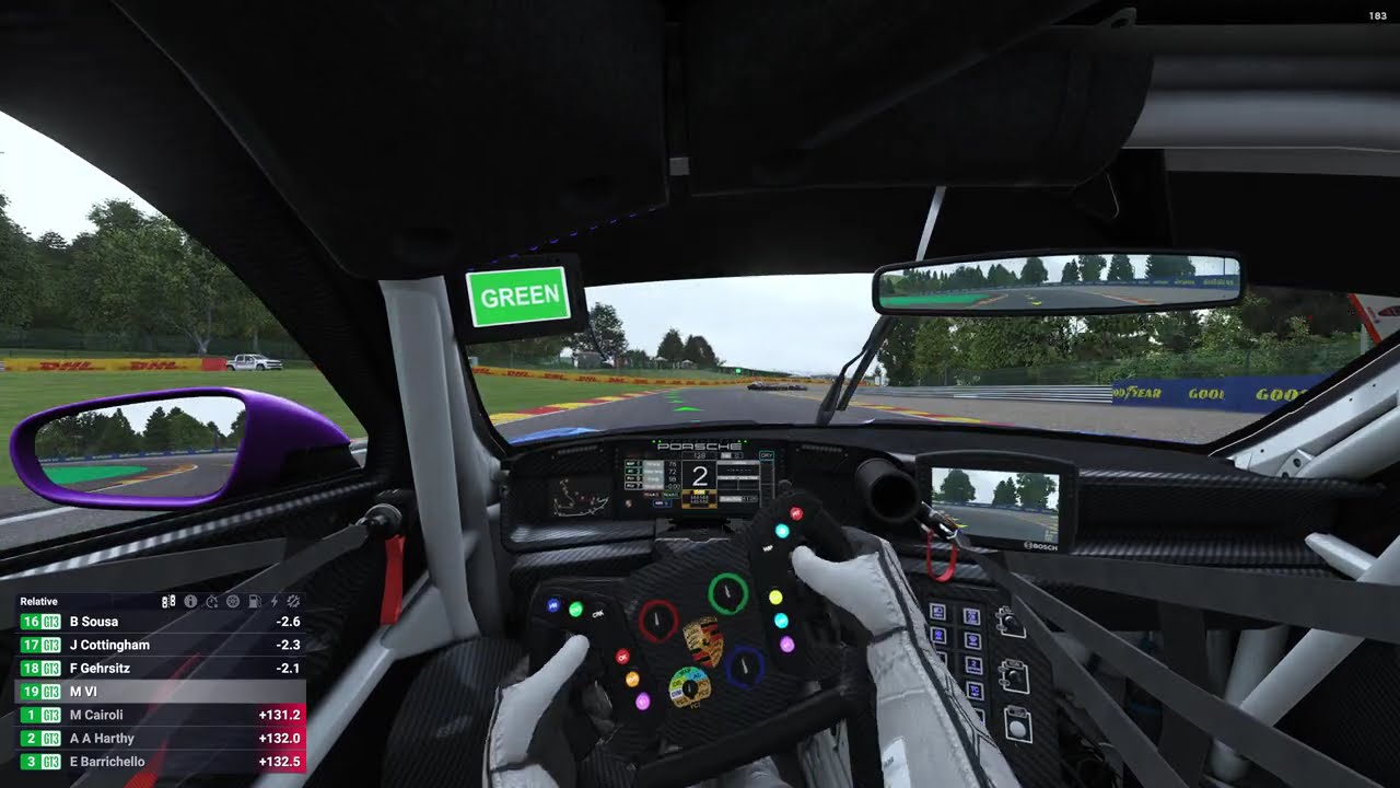 Le Mans Ultimate : RTX 5090 4K Max Graphics Porsche GT3 Circuit De Spa - Logitech G923 Gameplay