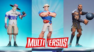 All Battle Pass Outfits & Variants Multiversus (Full Game Release)