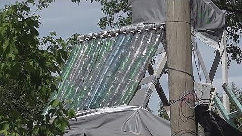 Creating solar energy from trash