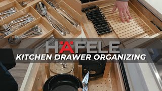Häfele Fineline - Kitchen Drawer Organization