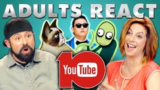 ADULTS REACT TO YOUTUBE'S 10th ANNIVERSARY(YouTube's 10th Anniversary Bonus video on the REACT channel: https://goo.gl/T9X8Wa NEW Videos Every Week! Subscribe: http://goo.gl/nxzGJv Watch all ..., 2015-07-16T19:00:06.000Z)