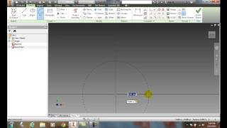 Inventor 02-22 Drawing an Arc by Specifying the Center   Start and End Points