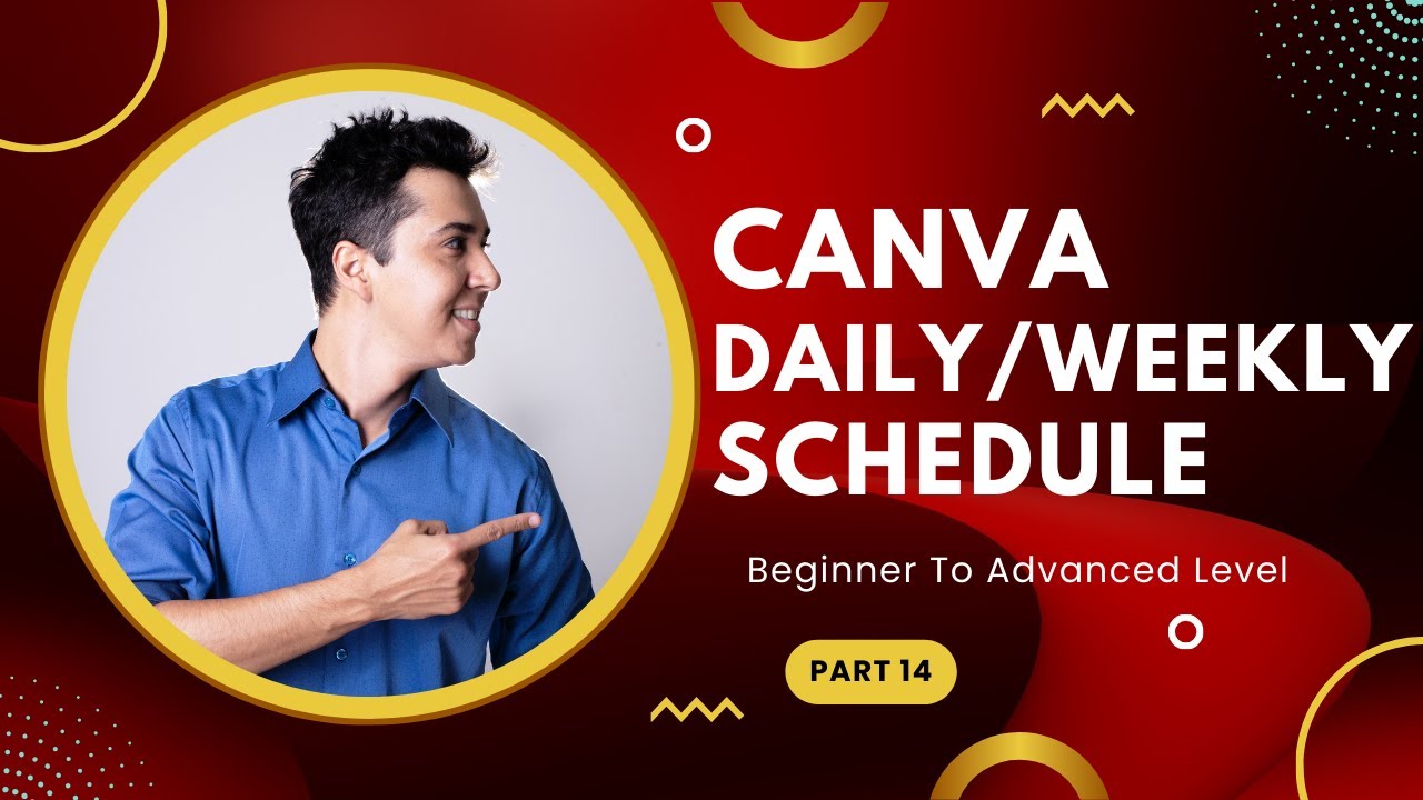 How to Make Daily Schedule Timetable | Daily Schedule Design Tutorial ...