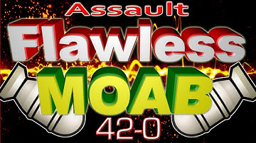 "MW3 FLAWLESS 42-0 ASSAULT MOAB" (Black Ops 2: 3D Multiplayer Talk) M.O.A.B. | Chaos